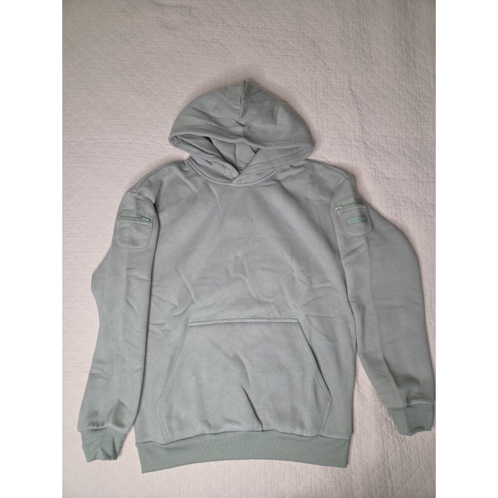 COMFRT Travel Essentials Hoodie Moss Size M Oversized 5 Zip Pockets NEW